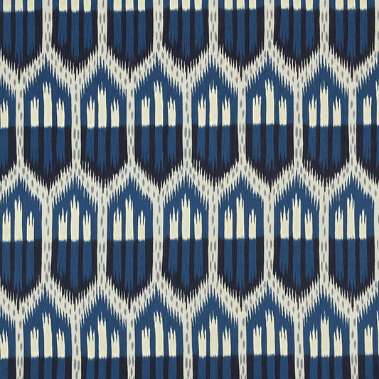 SCHUMACHER  IKAT COLLECTION BUKHARA IKAT PRINTS PRINTS INDIGO   - 176084