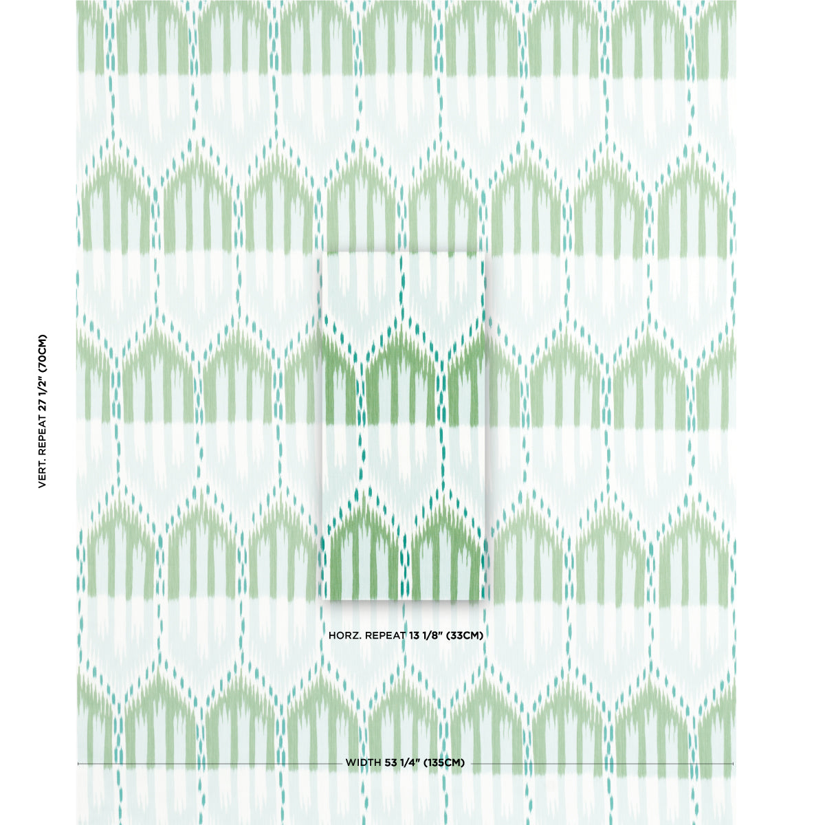 SCHUMACHER  IKATS BUKHARA IKAT PRINTS PRINTS MINERAL AND LEAF   - 176086