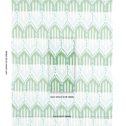 SCHUMACHER  IKATS BUKHARA IKAT PRINTS PRINTS MINERAL AND LEAF   - 176086