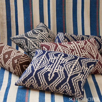 SCHUMACHER  IKAT COLLECTION ASAKA IKAT PRINTS PRINTS RED   - 176090