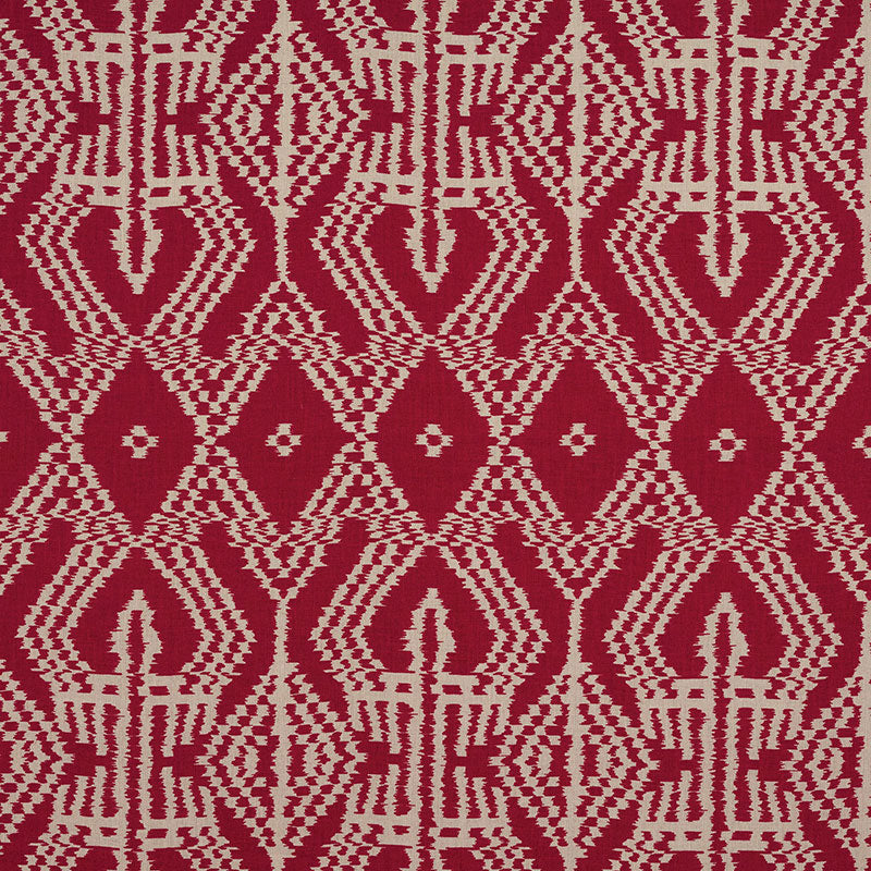 SCHUMACHER  IKAT COLLECTION ASAKA IKAT PRINTS PRINTS RED   - 176090