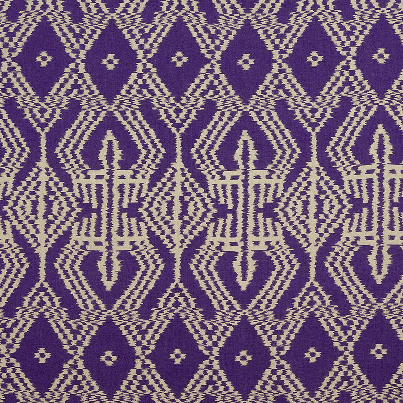SCHUMACHER  IKAT COLLECTION ASAKA IKAT PRINTS PRINTS VIOLET   - 176091