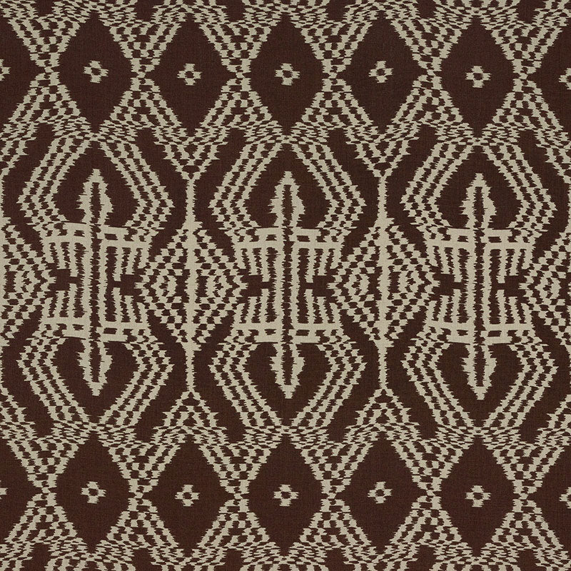 SCHUMACHER  IKAT COLLECTION ASAKA IKAT PRINTS PRINTS ESPRESSO   - 176093