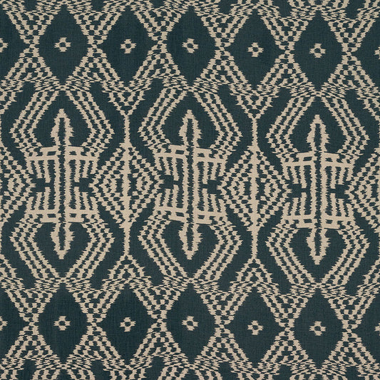 SCHUMACHER  IKAT COLLECTION ASAKA IKAT PRINTS PRINTS CHARCOAL   - 176094