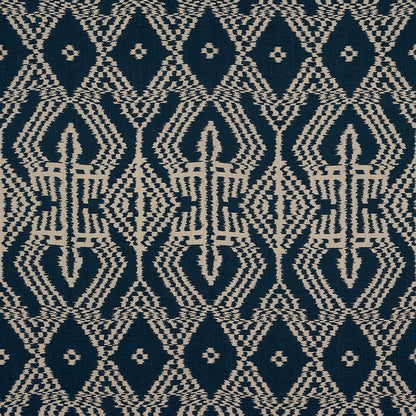 SCHUMACHER  IKAT COLLECTION ASAKA IKAT PRINTS PRINTS INDIGO   - 176095
