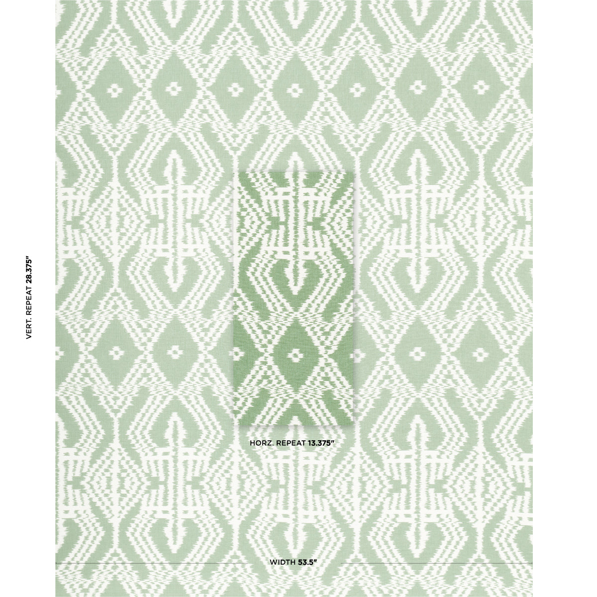 SCHUMACHER  IKATS ASAKA IKAT PRINTS PRINTS GREEN   - 176097