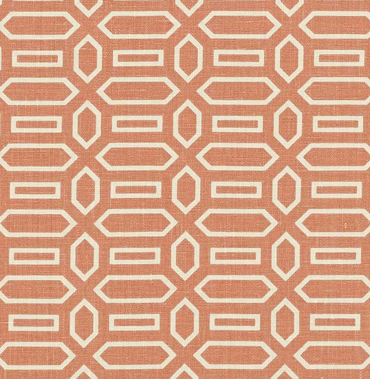 SCHUMACHER  VEERE GRENNEY PAVILION SHEERS & CASEMENTS SHEERS & CASEMENTS BURNT ORANGE   - 176146