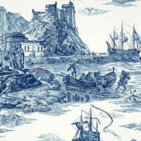 SCHUMACHER  MARINE TOILE MARINE TOILE   Indigo   - 176161