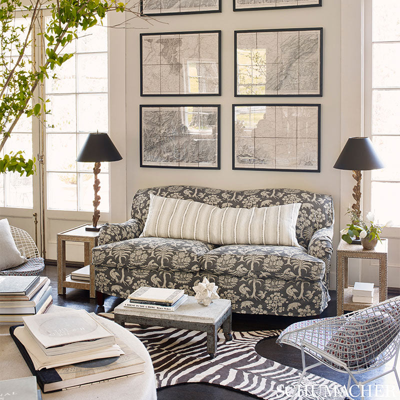 SCHUMACHER  SCHUMACHER CLASSICS WOODLAND SILHOUETTE PRINTS PRINTS STEEL   - 176175