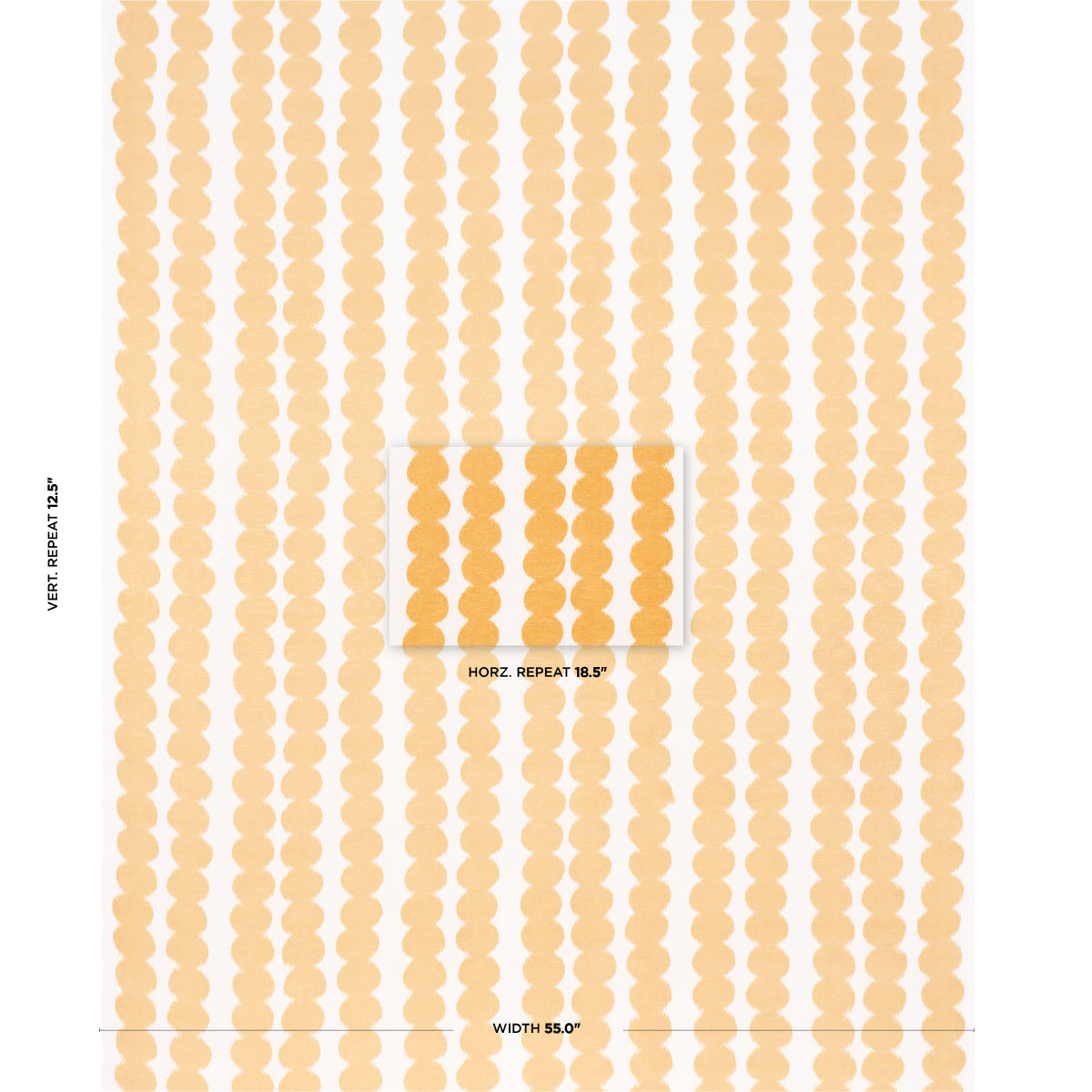 SCHUMACHER  IKATS FULL CIRCLE PRINTS PRINTS SAFFRON   - 176256