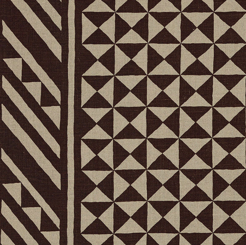 SCHUMACHER  TRIBAL CHIC NUBA   Brown On Natural   - 176301