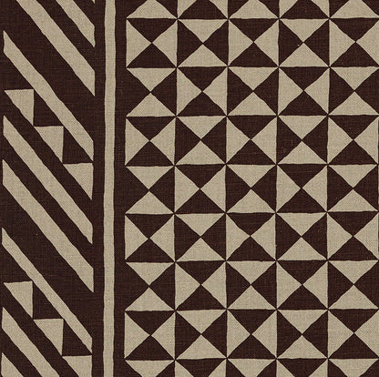 SCHUMACHER  TRIBAL CHIC NUBA   Brown On Natural   - 176301