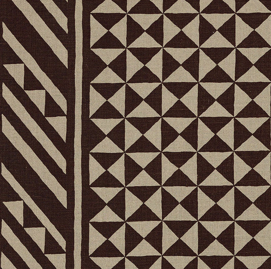 SCHUMACHER  TRIBAL CHIC NUBA   Brown On Natural   - 176301