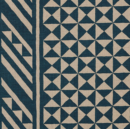 SCHUMACHER  TRIBAL CHIC NUBA   Indigo On Natural   - 176302