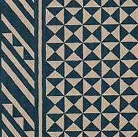 SCHUMACHER  TRIBAL CHIC NUBA   Indigo On Natural   - 176302