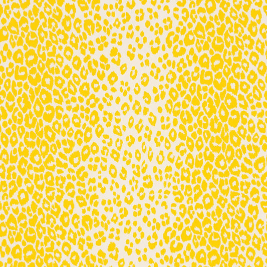SCHUMACHER FABRIC  CLASSICS ICONIC LEOPARD YELLOW - 176451