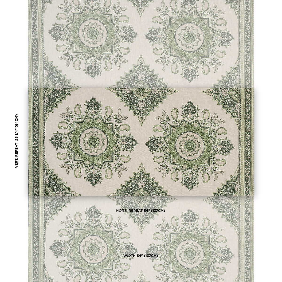 SCHUMACHER  MARK D. SIKES MONTECITO MEDALLION   Leaf Green   - 176485