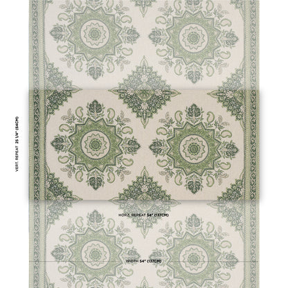 SCHUMACHER  MARK D. SIKES MONTECITO MEDALLION   Leaf Green   - 176485