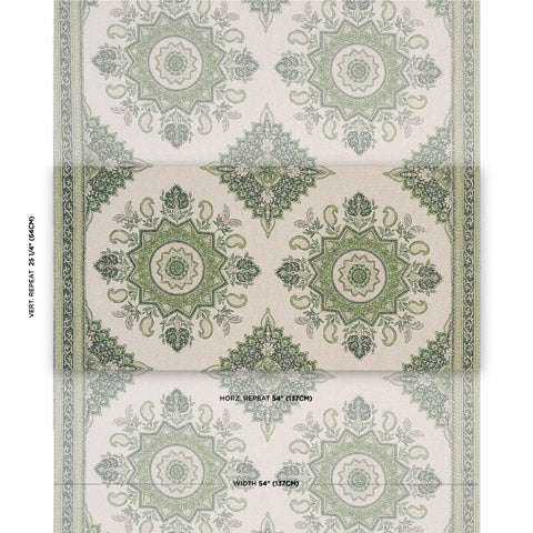 SCHUMACHER  MARK D. SIKES MONTECITO MEDALLION   Leaf Green   - 176485