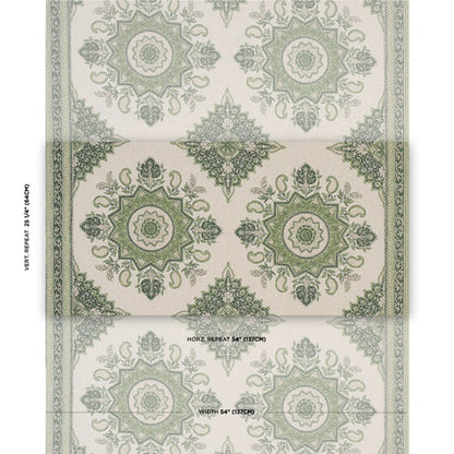SCHUMACHER  MARK D. SIKES MONTECITO MEDALLION   Leaf Green   - 176485