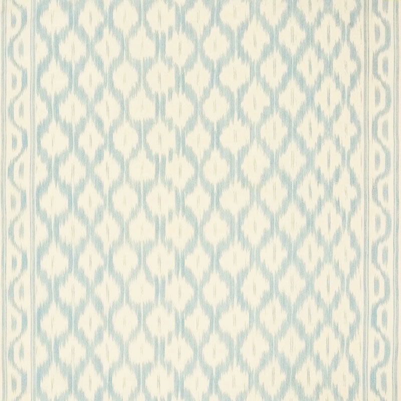SCHUMACHER FABRIC  MARK D. SIKES SANTA MONICA IKAT   CHINA BLUE   - 176501