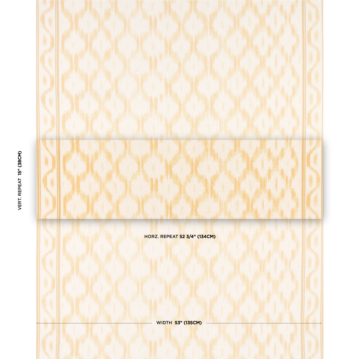 SCHUMACHER  MARK D. SIKES SANTA MONICA IKAT PRINTS PRINTS YELLOW   - 176505