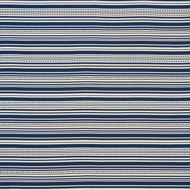 SCHUMACHER  STUDIO BON STRIPEDOT II INDOOR/OUTDOOR   Navy   - 176592