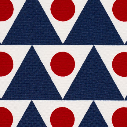 SCHUMACHER  STUDIO BON PENNANT II INDOOR/OUTDOOR   Navy & Red   - 176642