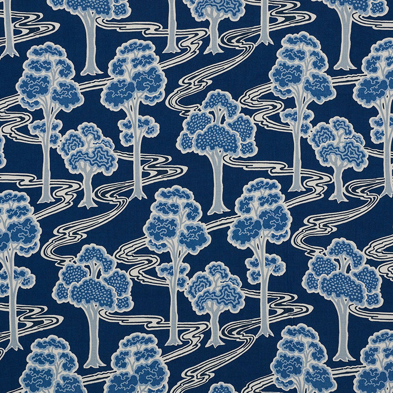 SCHUMACHER  SCHUMACHER CLASSICS TREE RIVER PRINTS PRINTS BLUE   - 176741