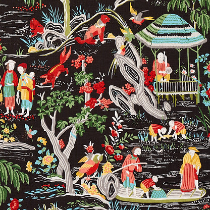 SCHUMACHER  SCHUMACHER CLASSICS YANGTZE RIVER PRINTS PRINTS ONYX   - 176771