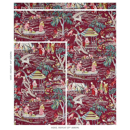 SCHUMACHER  SCHUMACHER CLASSICS YANGTZE RIVER PRINTS PRINTS AUBERGINE   - 176772