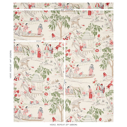 SCHUMACHER  SCHUMACHER CLASSICS YANGTZE RIVER PRINTS PRINTS IVORY   - 176774