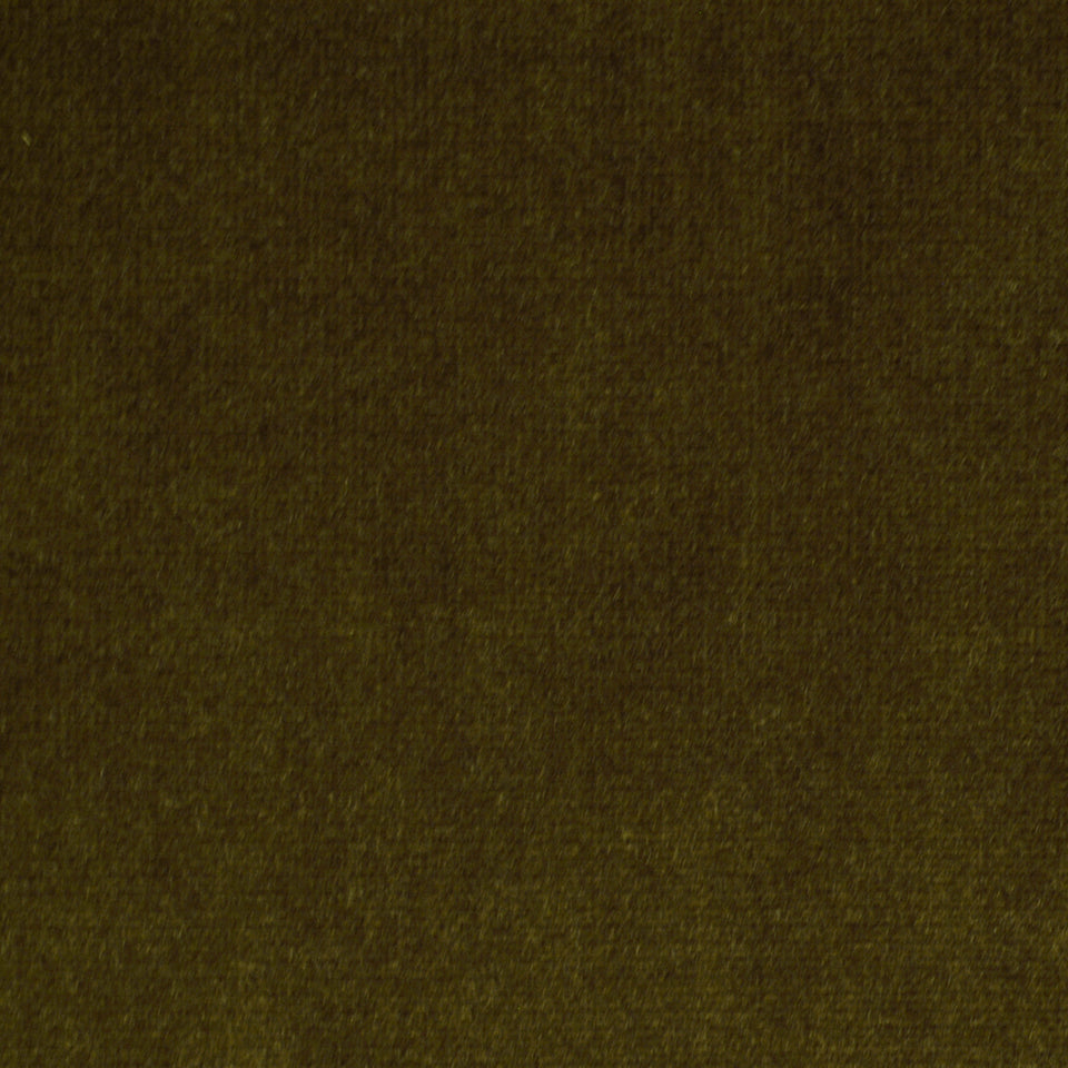 Olive green suede-like upholstery fabric with a soft nap.