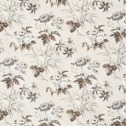 SCHUMACHER FABRIC  CLASSIC PRINTS CECIL CHINTZ   GRISAILLE   - 176810