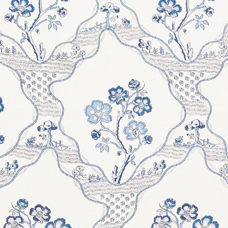 SCHUMACHER  COUNTRY CHIC MARELLA PRINTS PRINTS DELFT   - 176850