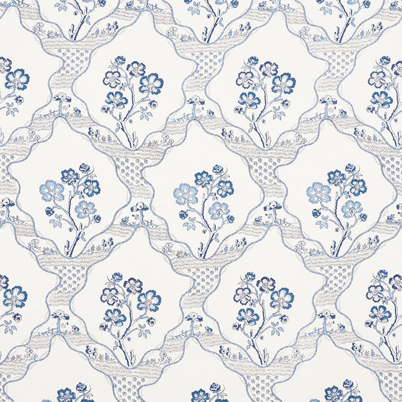 SCHUMACHER  COUNTRY CHIC MARELLA PRINTS PRINTS DELFT   - 176850