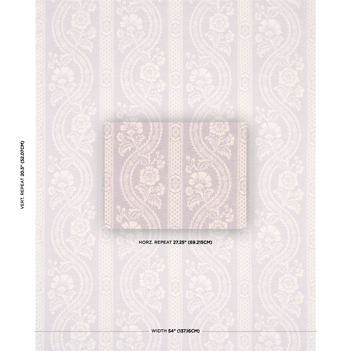 SCHUMACHER  FRENCH REVOLUTION VERSAILLES PRINTS PRINTS LAVENDER   - 176952