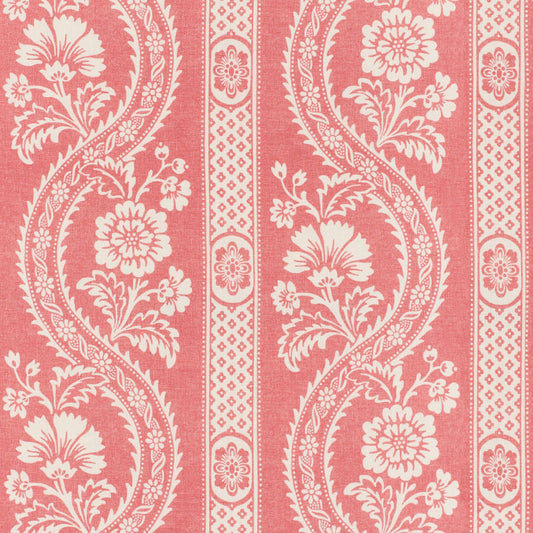 SCHUMACHER FABRIC  FRENCH REVOLUTION VERSAILLES   RASPBERRY   - 176953