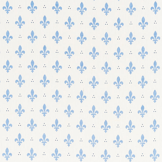 SCHUMACHER  FRENCH REVOLUTION FLEUR DE LIS   Blue   - 176960
