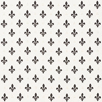 SCHUMACHER  FRENCH REVOLUTION FLEUR DE LIS   Charcoal   - 176962