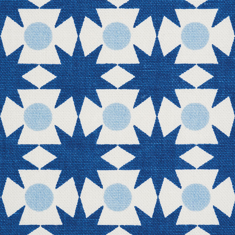 SCHUMACHER FABRIC  STUDIO BON COSMOS   BLUE   - 177060