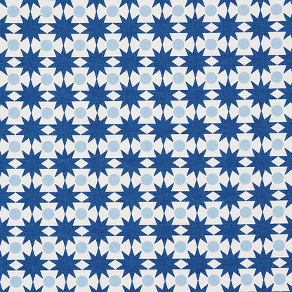 SCHUMACHER FABRIC  STUDIO BON COSMOS   BLUE   - 177060