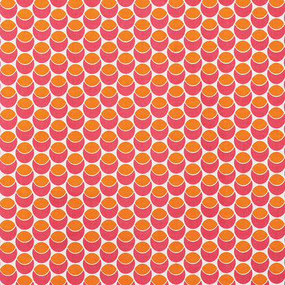 SCHUMACHER  STUDIO BON BUDS PRINTS PRINTS PINK , ORANGE   - 177153