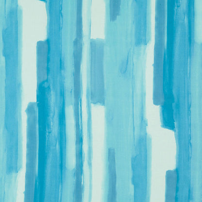 SCHUMACHER FABRIC  MILES REDD WATERCOLOR   AQUA   - 177170