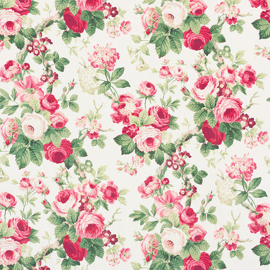 SCHUMACHER  COUNTRY CHIC NANCY FLORAL PRINTS PRINTS ROSE   - 177200