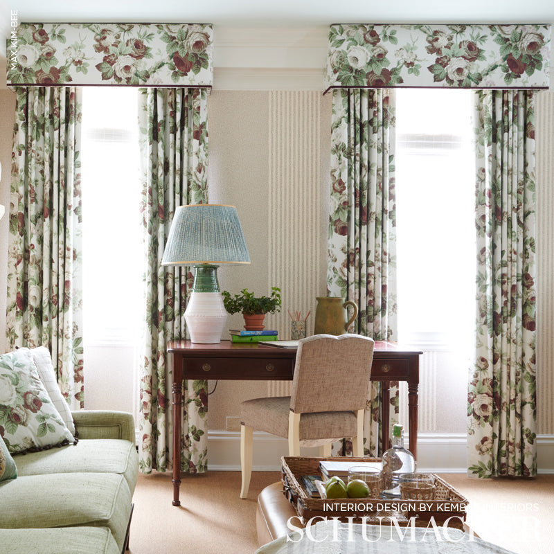 SCHUMACHER  COUNTRY CHIC NANCY FLORAL PRINTS PRINTS GRISAILLE   - 177201