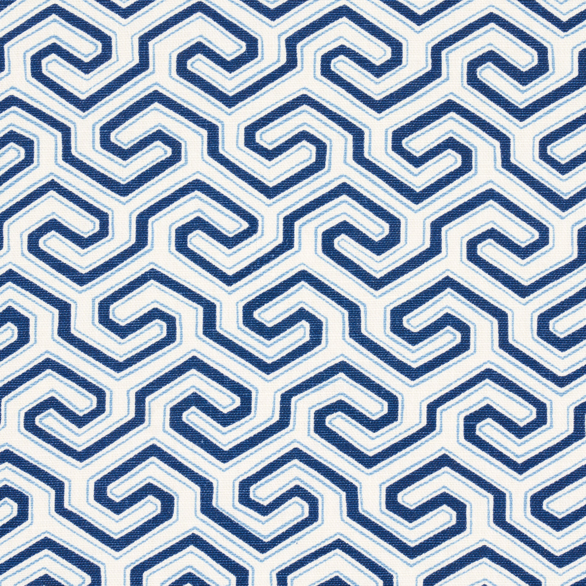 SCHUMACHER  ORIENT EXPRESS MING FRET PRINT PRINTS PRINTS BLUE   - 177280