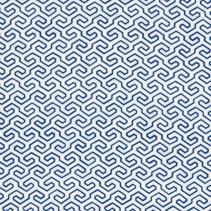 SCHUMACHER  ORIENT EXPRESS MING FRET PRINT PRINTS PRINTS BLUE   - 177280