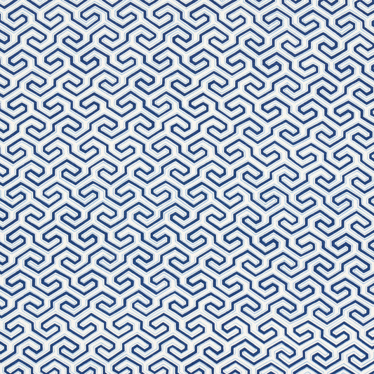 SCHUMACHER  ORIENT EXPRESS MING FRET PRINT PRINTS PRINTS BLUE   - 177280