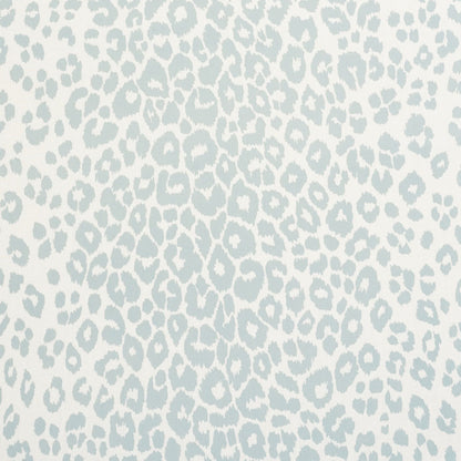SCHUMACHER FABRIC  INDOOR/OUTDOOR: PRINTS & WOVENS ICONIC LEOPARD INDOOR/OUTDOOR   SKY   - 177320